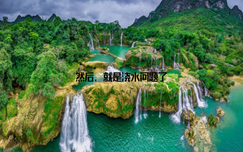 然后, 就是浇水问题了